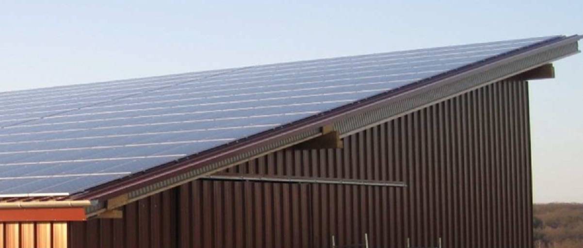Sparrendach für Photovoltaikanlagen